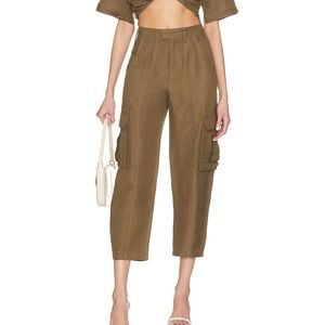 L’academie The Mili Pant in Olive Green